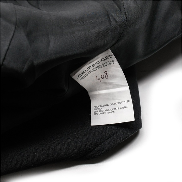 EMANUEL UNGARO Collection Women's Zip Front Wool Jacket Size 40 in Black - Picture 6 of 8